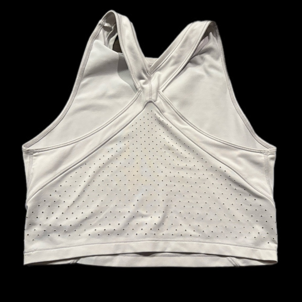 Athleta White Racerback Tank Top - Picture 2 of 3